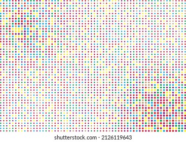 Colorful dots patterns abstract background