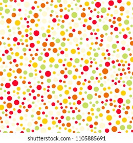 Colorful dots seamless backgound