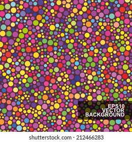 Colorful Dotted Abstract Background