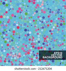 Colorful Dotted Abstract Background