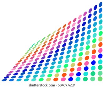 Colorful dotted background