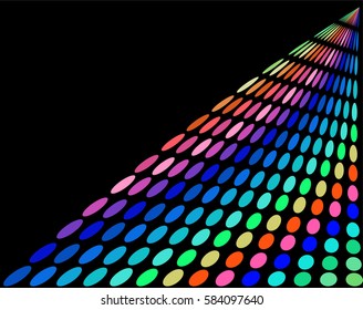 Colorful dotted background
