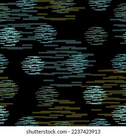 colorful dotted circles background. Colorful lights seamless background
