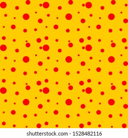 colorful dotted circles vector pattern design for fabric