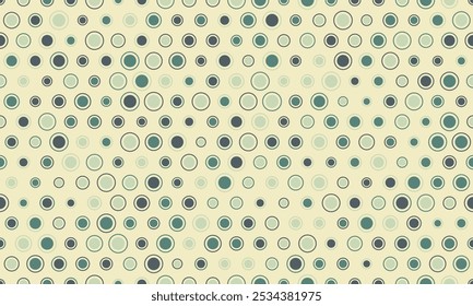 Colorful dotted pattern featuring round spots in a repeating layout. Ideal for creating abstract backgrounds, seamless textiles, and geometric wallpapers.