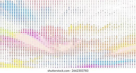 Colorido Vector de patrón punteado moderno
