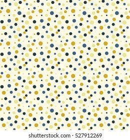 Colorful dotted seamless pattern