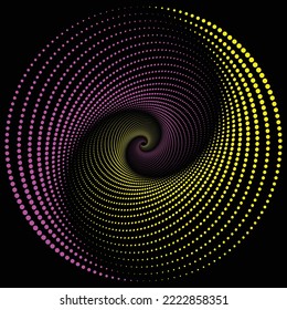 Coloridas obras de arte de vórtice de espiral punteado 2.eps
vorágine