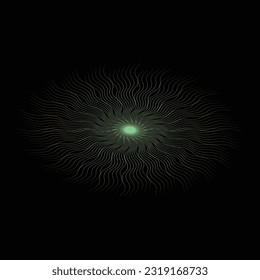 Colorful Dotted Spiral Vortex Vector illustration. Vector abstract geometric elements background vector.