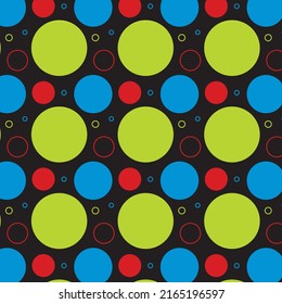 Colorido fondo de vectores punteados con elementos de diseño