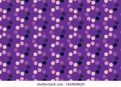 colorful dotted vector pattern illustration for textile printing
