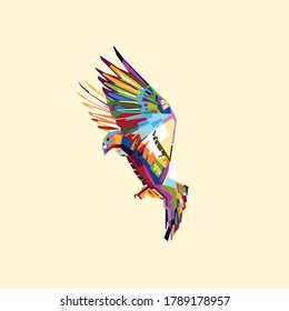 colorful. dove with colorful design style. background, logo, icon. vector