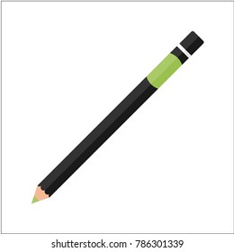Colorful drawing equipment illustration