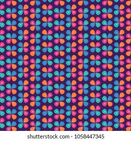 colorful drops pattern background 