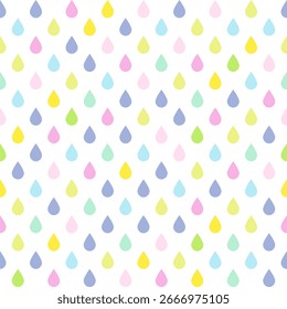 Gotas coloridas Textura de patrón sin fisuras