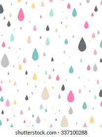 Colorful drops. Vector illustration.