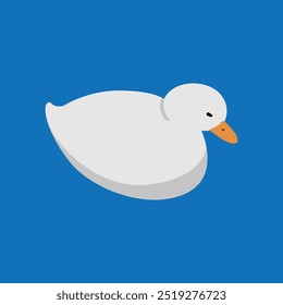 Colorful Duck Vector Illustration for Creative Design