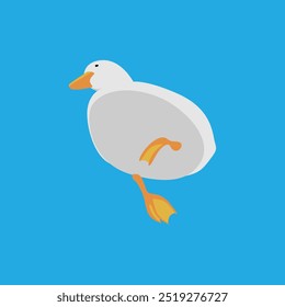 Colorful Duck Vector Illustration for Creative Design