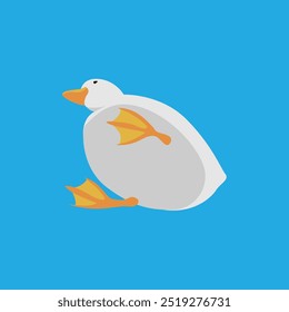 Colorful Duck Vector Illustration for Creative Design