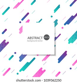 
Colorful Dynamic Abstract Geometry Elements Background with composition made of various rounded shapes in color. Vector illustration.