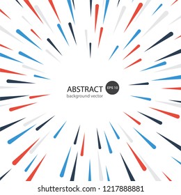 Colorful Dynamic Abstract Geometry Elements Background with composition made of various rounded shapes in color. Vector illustration.
