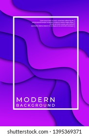 Colorful dynamic background. Liquid shapes composition