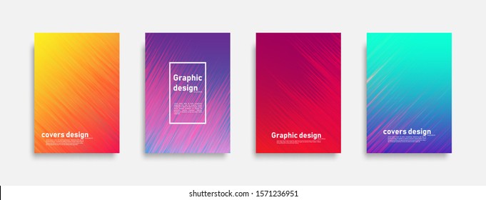 Colorful dynamic flow lines covers background design.