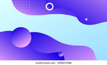 Colorful dynamic fluid shape background design. Trendy Abstract Background. Vector Illustration
