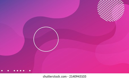 Diseño de fondo de forma de fluido dinámico colorido. Composición de formas de gradiente abstracto modernas. Diseño mínimo de la cubierta vectorial. Diseño futurista. Vector Eps10