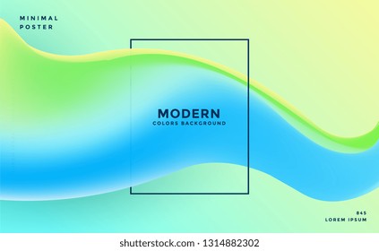 colorful dynamic fluid wave abstract background