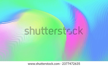 Colorful dynamic line wave rhythm abstract vector illustration background