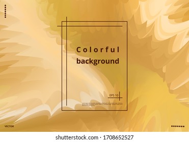 Colorful dynamic metallic background with color splashes for design brochures, flyers, business cards. Vector illustration
