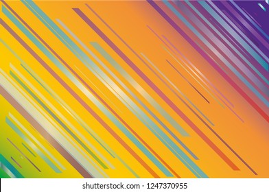 Colorful dynamic, motion background. Minimal geometric design. Gradient shapes composition. Vector illustration