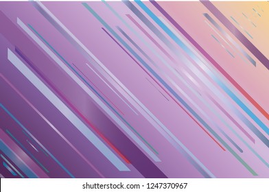 Colorful dynamic, motion background. Minimal geometric design. Gradient shapes composition. Vector illustration