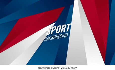 Colorful dynamic motion on blue and red background.