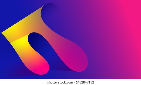 Colorful dynamic motion wave abstract vector background