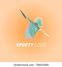 Colorful Dynamic Sport Logo and Icon. Sport Event and Health Activity Design Template.