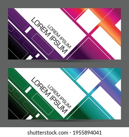 colorful dynamic square background modern template design 