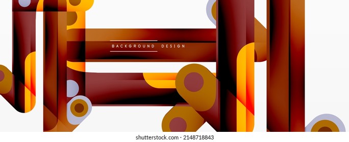 Farbige dynamische Streifenzusammensetzung. Linien geometrischer, abstrakter Hintergrund für Tapeten, Banner oder Landungen
