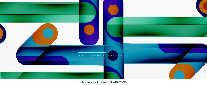 Colorful dynamic stripe composition. Lines geometric creative abstract background for wallpaper, banner or landing