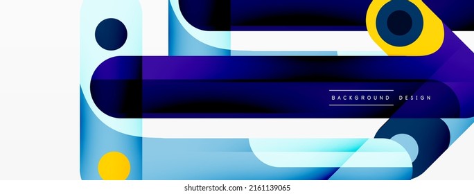 Colorful dynamic stripe composition. Lines geometric creative abstract background for wallpaper, banner or landing