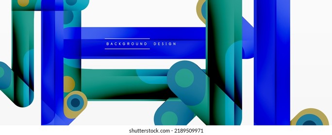 Colorful dynamic stripe composition. Lines geometric creative abstract background for wallpaper, banner or landing