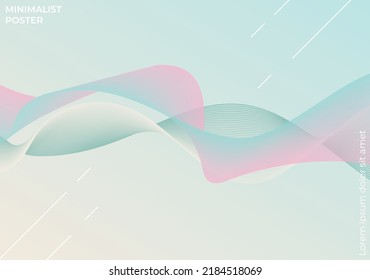colorful dynamic vibrant wave background
