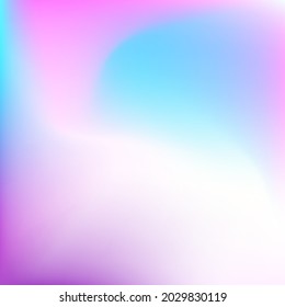 Colorful Dynamic Vivid Liquid Design Pic. Pink Light Color Sky Wavy Swirl Gradient Mesh. Multicolor Fluid Curve Pastel Cold Background. Water Bright Blurred Neon Vibrant Gradient Backdrop.