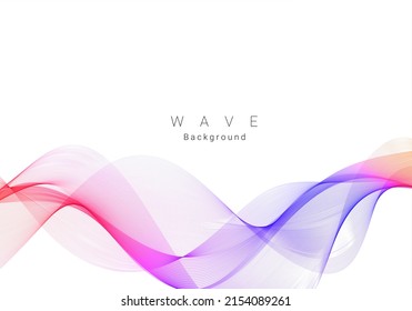 Colorful dynamic wave design stylish background vector