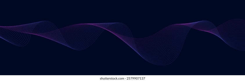 colorful dynamic wave pattern digital background
