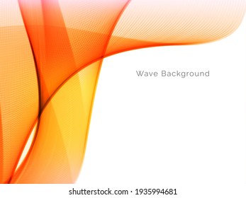 diseño de fondo de color de estilo de onda dinámica vector