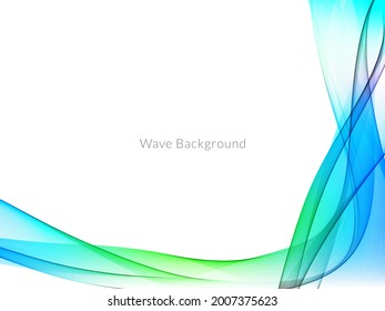 diseño de fondo de color de estilo de onda dinámica vector