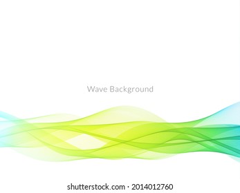 colorful dynamic wave style colorful background design vector