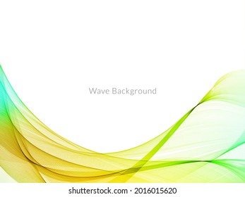 diseño de fondo de color de estilo de onda dinámica vector
